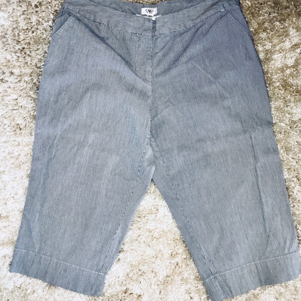 Cato | Striped Capri Pant